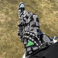 HEARUJOY  -  American Pants Men Korean Style Loose Feet Casual Pants Nine-point High Street Fashion Trousers