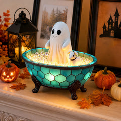 YICKYUE  -  Creative and Cute Halloween Bathtub Night Light Indoor Figurine Lamps Holiday Birthday Fun Gift Party Scene Decoration