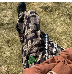 HEARUJOY  -  American Pants Men Korean Style Loose Feet Casual Pants Nine-point High Street Fashion Trousers