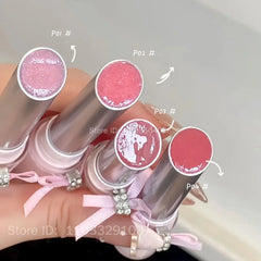 YICKYUE  -  Glass Sea Series Solid Lip Gloss Water Light Mirror Lip Glaze Moisturizing Long-lasting Lip Tint Lip Plumper Makeup