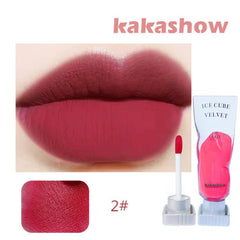 Korean Style Lip Glaze Ice Lip Tint Makeup Cosmetic Moisturizing Lip Lipstick Waterproof Lasting Gloss Charming Liquid Lipstick