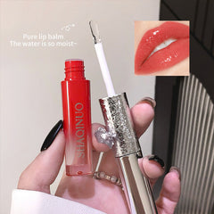 YICKYUE  -  Double-Headed Lip Glaze  Red Festive Design  Matte & Gloosy 2 in 1,Perfect for Valentine's Day decoration
