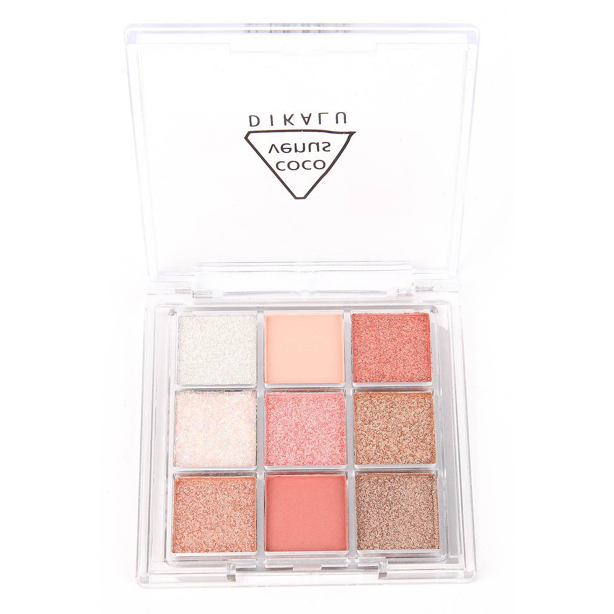 YICKYUE  -  9 Colors Multi-purpose Eyeshadow Highlight Silkworms Blusher Palette Waterproof Blue Pink Snowflake Shining Eye Shadow Comestics