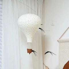 Handmade Kids Room Hanging Hot Air Balloon Nordic Style Children Bedroom Decoration Craft Wall Decor Photography Accessories