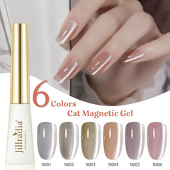 YICKYUE   -  Wide Light Cat Magnetic Gel Polish Nail Art Glitter Varnish Semi-permanent Enamels  Manicure Supplies for Professionals