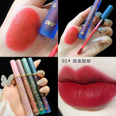 New Retro Velvet Liquid Lipstick Matte Makeup Lip Batom Waterproof Long Lasting Pigment Lip Gloss  Bulk Lipgloss