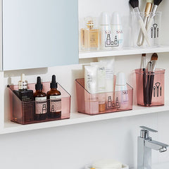 Acrylic Cosmetic Organizer Makeup Table Makeup Tools Storage Box Perfume Lipstick Nail Polish Skincare Organizer Case Pen Holder