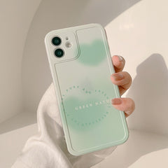 Ins love Gradient silicone cover phone case for iphone 11 12 mini pro max x xr xs max 8 7 plus se  capa shell funda