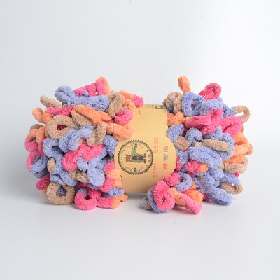 100g Ring Loop Yarn DIY Hand-woven Hat Scarf Blanket Knitting Yarn