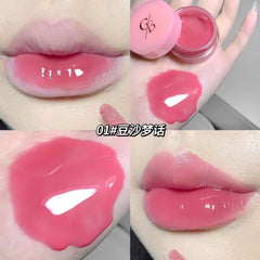YICKYUE  -  Gegebear Filling Jam Lip Gloss Makeup Student Vitality Lip Glaze Lip Gloss Mirror Watery Pout Lip Affordable Lipstick Wholesale