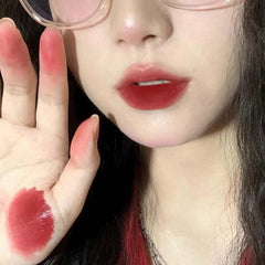 Yickyue Velvet Matte Lipstick Liquid Lip Gloss Chestnut Waterproof Long Lasting Lip Stick Women Red Lip Tint Student Beauty Cosmetic
