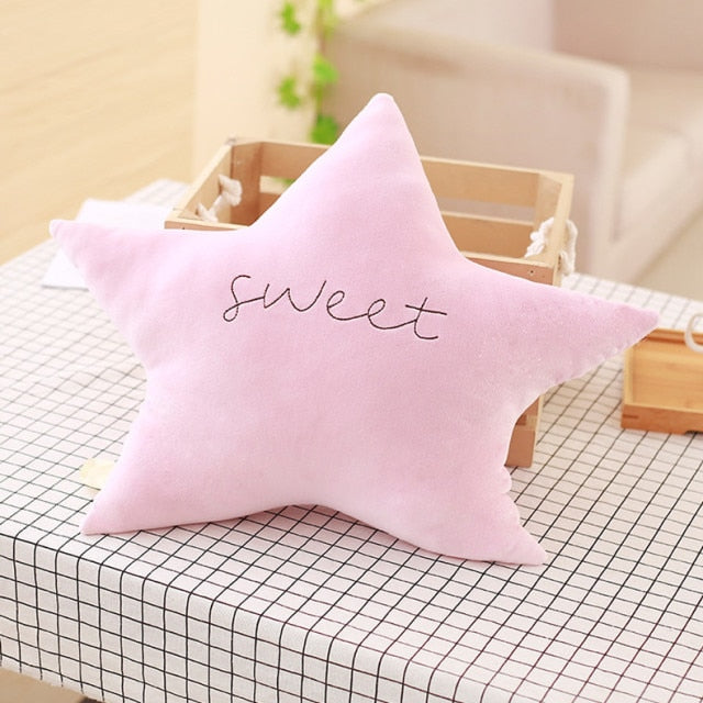 cute Sky Series Stuffed Moon, Star Clouds bowknot Plush Baby Toys Soft Cushion Nice baby sleeping Pillow kids gifts home decor