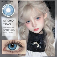 1Pair Hallowee Contact Lenses for Eyes Cosplay Lenses Anime Lenses Anime Accessories Lenses Purple Lenses Pink Eye Lens