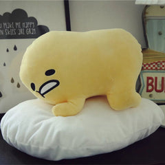 40cm Cute Lazy Egg Plush Pillow Stuffed Toys Yolk Brother Soft Cushion Birthday Gifts for Kids Girls