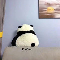 Kawaii Soft Sofa Chair Cushion Creative Panda Bedroom Living Room Throw Pillow Car Home Office Decor Cushion Cozy Decor Carpet