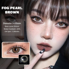 YICKYUE  NEW Colored Contact Lenses Big Eyes Lens Blue Eye 14.5mm Contacts Lens Green Lens Beauty Women Makeups Lens Health Care