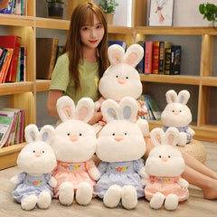 50/65cm Cute Fat Rabbit with Skirt Plush Toy Cartoon Animal Bunny Plush Doll Soft Filled Baby Children Appease Birthday Gifts