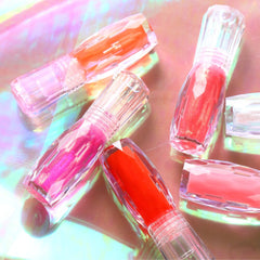 HANDAIYAN Natural Mint Plump and Moisturizing Lip Gloss 3D Crystal Jelly Color Toot Lips Fine Glitter Moisturizing Lip Makeup