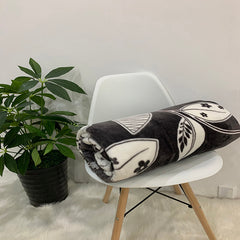 Yickyue New Spring Printed Blanket European Throws Sleeping Cover 200*230cm Home Bedding WarmFlannel Fleece Flat Sheet Velvet Textile