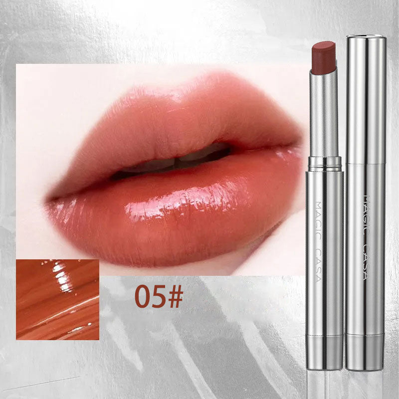 Yickyue Korean Non-stick Cup Lipstick Lasting Silky Moisting Velvet Lip Gloss Whitens Does Not Fade Water Mirror Lip Gloss Beauty Makeup