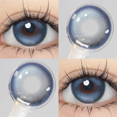 YICKYUE  -  10Pcs Daily High Quality Color Contact Lenses for Eyes With Diopter Myopia Student Natural Beauty Pupil Fast Shipping
