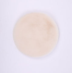 Round Plush Chair Cushion Fur Thickened Buttocks Cushion Bay Window Tatami Seat Mat Buttocks Decoration Solid Color Seat Pad