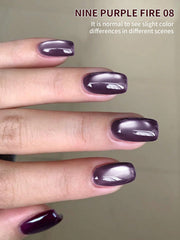 YICKYUE  -  1PC 15Ml Cat Eye gel nail polish, UV LED curing, long-acting fast drying nail art gel - ideal gift for women For Spring