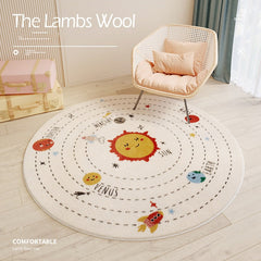 Bubble Kiss Soft Round Carpets Home Decor Rugs Living Room Floor Mat Comfortable Kid Gift Rug Decorate Salon Thicker Pile Fluffy