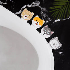 Boxi Creative Portable Toilet Lid Device Toilet Set Potty Ring Handle Home Bath Bathroom Products WC Toilet Cover Accessories
