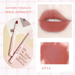 Yickyue  New Cute Crayon Lipstick Matte Waterproof Long Lasting Lip Gloss Silky Smooth Moisturizing Lipstick Sexy Makeup 6 Colors