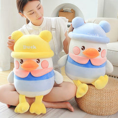 25/45/55cmNew Kawaii Doudou Duck Plush Doll Pillow Cute Soft Cartoon Duck Plush Doll Pillow Room Decoration Kids Girls Baby Gift