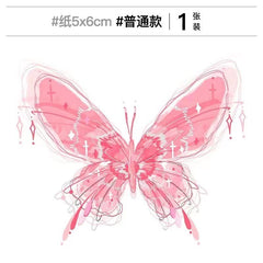 YICKYUE  -  New Color Butterfly Waterproof Temporary Tattoo Stickers Women  Arm Chest Clavicle Girl Fake Tattoo Fashion Faux Tatouage Set
