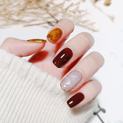 Elano New Tortoiseshell Amber Nail Polish Protector Nails Popular Fashion Nail Shop Special Small Set of Nail Art