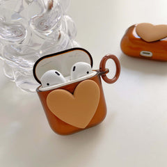 5 colors candy love 3d heart cute silicone soft earphone case for apple airpod pro 3 charging box for airpod 2 1 cover capa