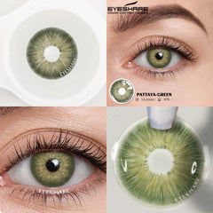 YICKYUE  -  1 Pair Colored Contact Lenses Natural Eye Lenses Green Eye  Blue Lenses Yearly Beauty Cosmetic Brown Contacts Eye
