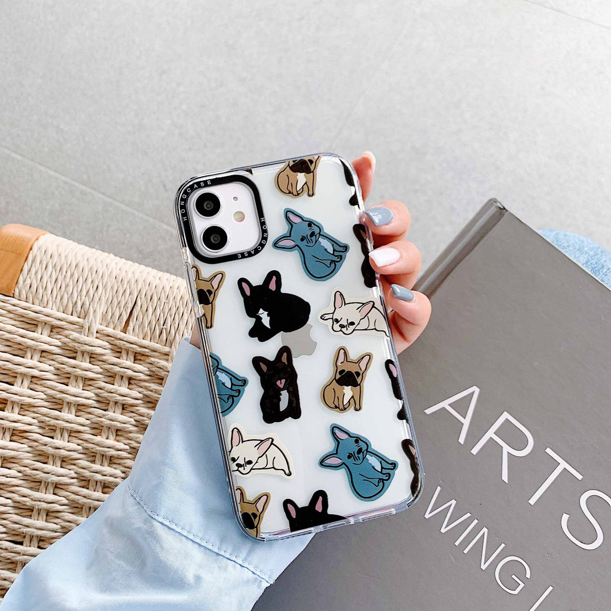 Cartoon Cute Dog Phone Case For iPhone 11 11Pro Max Transparent silicone Soft Case For iPhone 8 7 Plus X XS Max XR Cover Funda