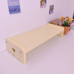 YICKYUE Office desktop ins storage rack rack girl heart laptop monitor screen increase rack storage rack interior decoration rack