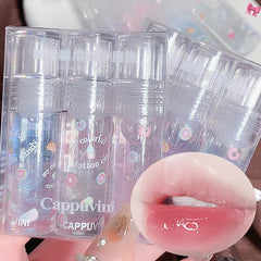 YICKYUE  -  Waterproof Mirror Pearl Lip Gloss Long Lasting Moisturizing Lipstick Shine Glitter Transparent Lip Gloss Korean Makeup Cosmetic