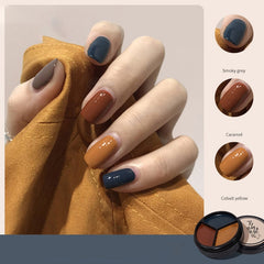 New 15ML Three-color Solid Cream Nail Gel Polish Japanese Semi Permanent Nail Polish UV LED Top Base Gel Varnishes for Manicure