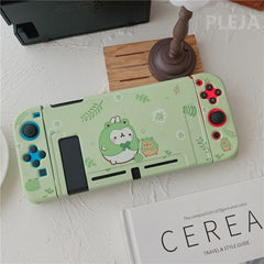 Funny Cartoon Rabbit TPU Soft Silicone Case For Nintendo Nintend Switch Protection Cover Cute Game Console Cases Accessories