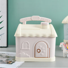 Cute House Money Box With 3D Sticker Kawaii Piggy Bank For Kids Adults Big Size Savings Box For Coins Banknotes Birthday Gift