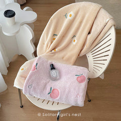 YICKYUE  -  Ins Floral Plush Throw Blanket For Girls Cartoon Duck Soft Flannel Blanket Throw Sofa Bed Cover Sheet Decor Home Textiles