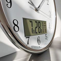Yickyue Calendar Digital Clock Aesthetic Living Room Quiet Clock Living Room European Wall Clocks Quartz Chinese Style Saat Home Design