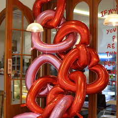 YICKYUE  -  10PCS 40 Inch Hollowed Out Aluminum Foil Balloon with A Large Heart Valentine's Day Wedding Atmosphere Balloon Decoration Props