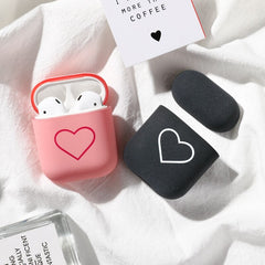 Case For Airpods Case Cute Love Heart Cases for Air Pods Cover Wireless Earphone Protective Case On Airpods 2 Airpods2 Airpods1