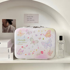 YICKYUE  -  Kawaii Cat Makeup Storage Organizer Cute Travel PU Cosmetics Case Portable Large Capacity Storage Box Container For Girl Women