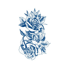 YICKYUE  -  Semi-Permanent Temporary Tattoo Sticker for Men Boys Long-Lasting 1-2 Weeks Waterproof & Realistic Body delicate florals Tattoo