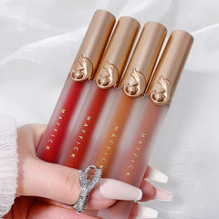 MAFFICK Dolphin Series Velvet Lip Glaze Matte Matte Long-lasting Color Moisturizing Not Drying Easy Makeup Student Lip Makeup