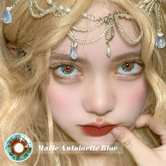 YICKYUE  -  1 Pair Pink Lenses Anime Accessory Color contact lenses Anime lenses Spider Lenses Purple Lenses Cosplay Lenses