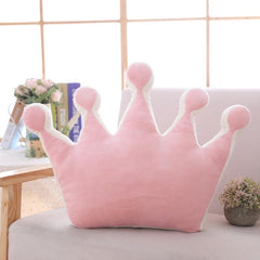 Crown plush pillow colorful stuffed soft plush crown toy home sofa decoration cushion kids toys birthday gift for girlfriend